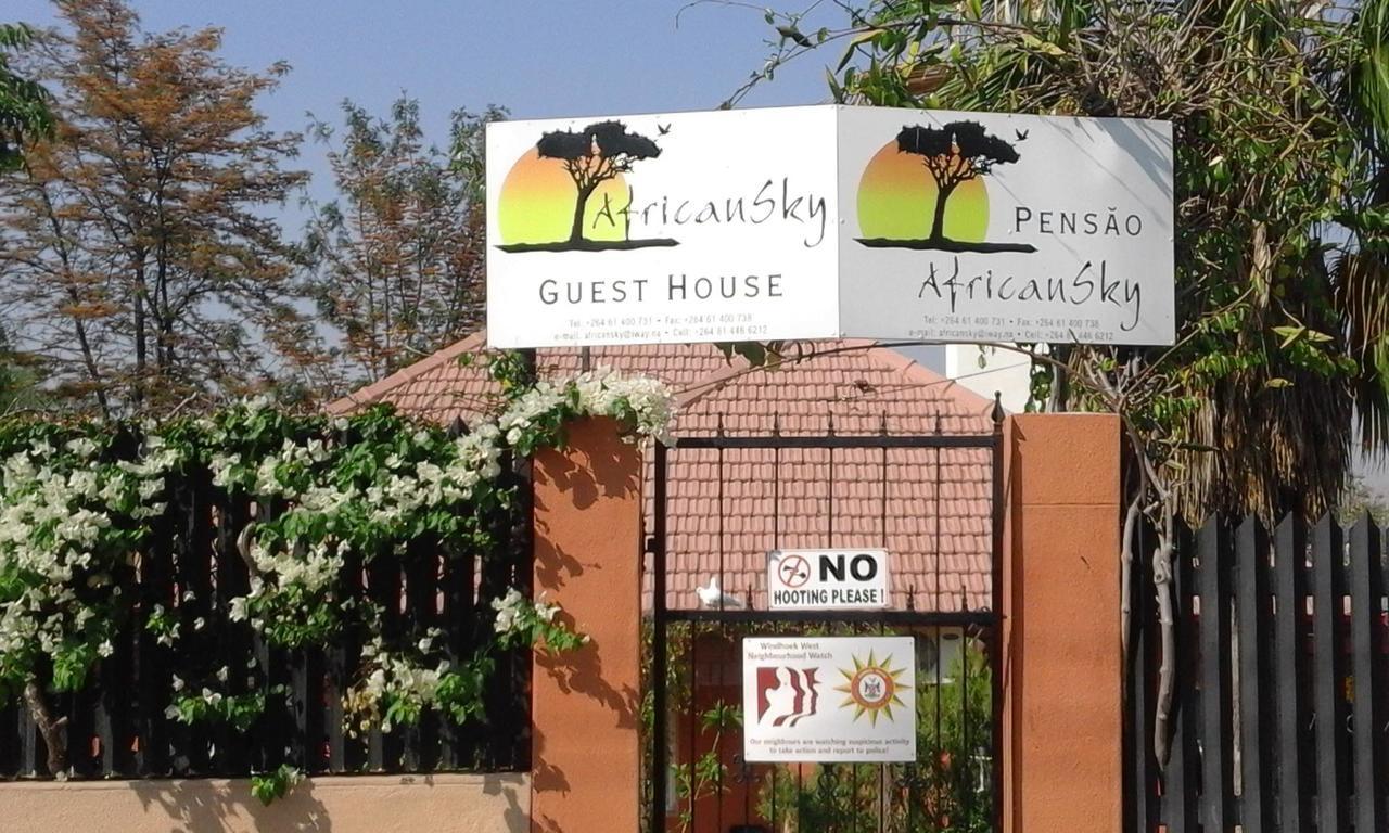 ווינדהוק African Sky Guesthouse מראה חיצוני תמונה